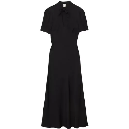 Cerise langes dunkelblaues Kleid , Damen, Größe: S - Ines De La Fressange Paris - Modalova