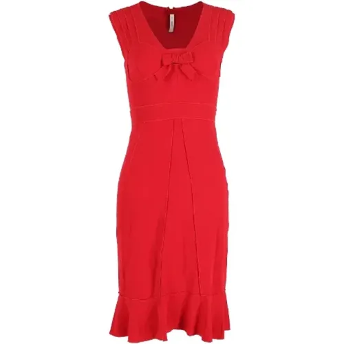 Pre-owned Acetate dresses , female, Sizes: XL - Prada Vintage - Modalova
