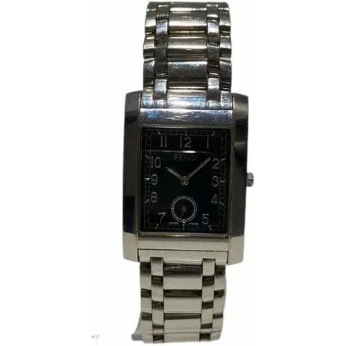 Pre-owned Metal watches , male, Sizes: ONE SIZE - Fendi Vintage - Modalova