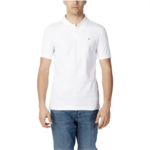 Refined Pique Slim Polo Shirt , male, Sizes: XL, L - Calvin Klein - Modalova