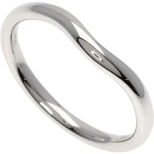 Pre-owned Jewellery, female, , Size: ONE SIZE Pre-owned Platinum rings - Tiffany & Co. Pre-owned - Modalova