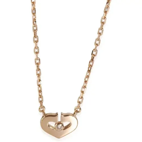 Pre-owned Rose Gold necklaces , female, Sizes: ONE SIZE - Cartier Vintage - Modalova