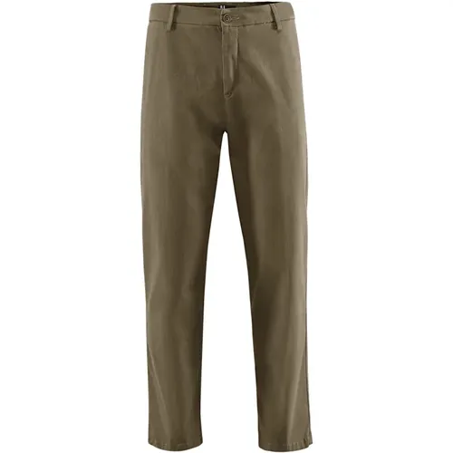 Cotton Gabardine Chino Pants , male, Sizes: W40, W32, W31, W33, W30, W29 - BomBoogie - Modalova