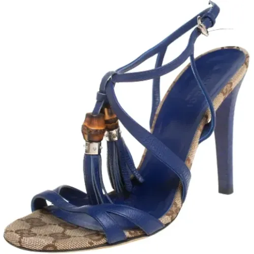 Pre-owned Leder sandals , Damen, Größe: 35 1/2 EU - Gucci Vintage - Modalova