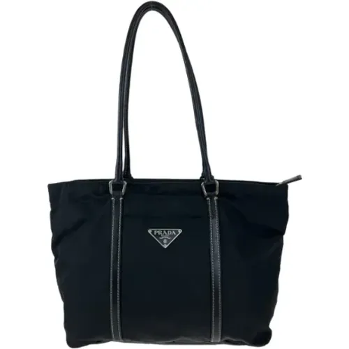 Pre-owned Tote Bags, female, , Size: ONE SIZE Pre-owned Canvas prada-bags - Prada Vintage - Modalova