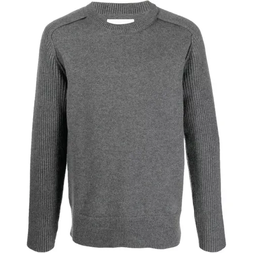 Elegant Grey Wool Sweater , male, Sizes: S - Jil Sander - Modalova