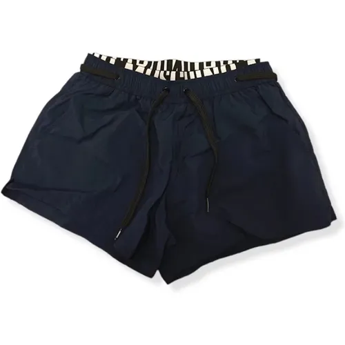 Panrion Double Elastic Underwear Effect Swimwear , male, Sizes: S - Moschino - Modalova