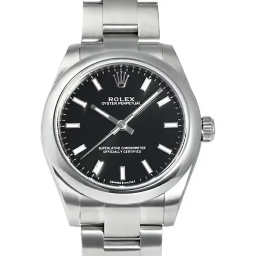 Pre-owned Stainless Steel watches , male, Sizes: ONE SIZE - Rolex Vintage - Modalova