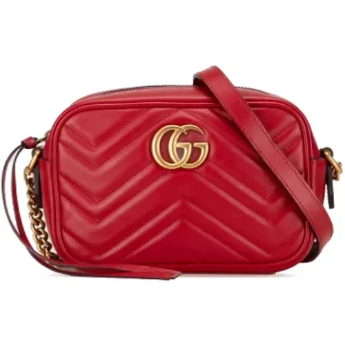 Pre-owned Cross Body Bags, female, , Size: ONE SIZE Pre-owned Leather crossbody-bags - Gucci Vintage - Modalova