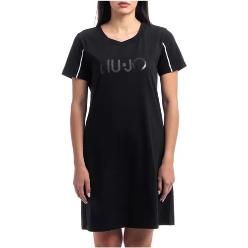 Jersey Dress , female, Sizes: XS - Liu Jo - Modalova