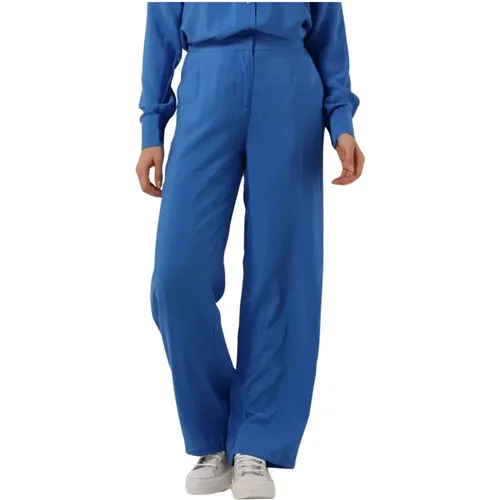 Christopher Md Pants Blaue Damen Hose , Damen, Größe: M - Modström - Modalova