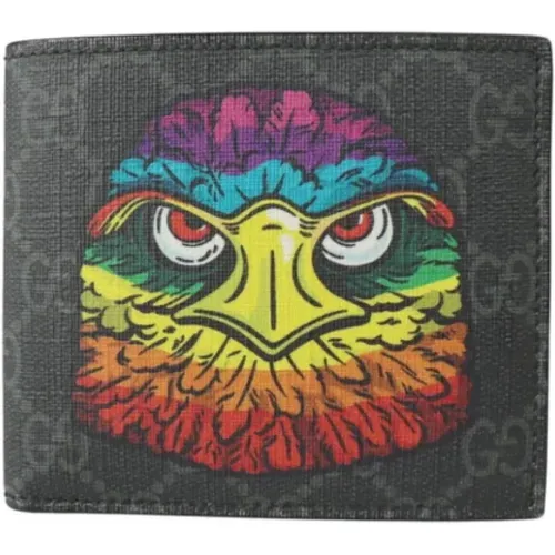 Pre-owned Multicolored Coated Canvas Wallet , female, Sizes: ONE SIZE - Gucci Vintage - Modalova