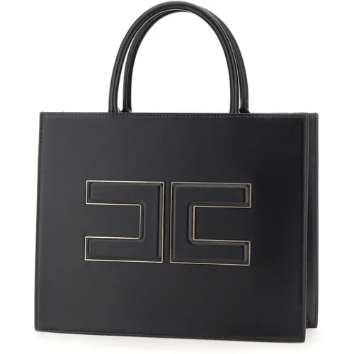 Schwarze Taschen für Frauen , Damen, Größe: ONE Size - Elisabetta Franchi - Modalova