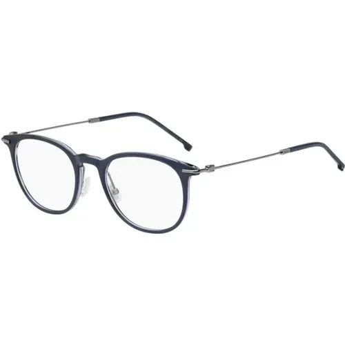 Matte Ruthenium Glasses , unisex, Sizes: 50 MM - Boss - Modalova