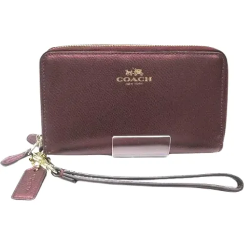 Pre-owned Wallets, female, , Size: ONE SIZE Pre-owned Leather wallets - Coach Pre-owned - Modalova