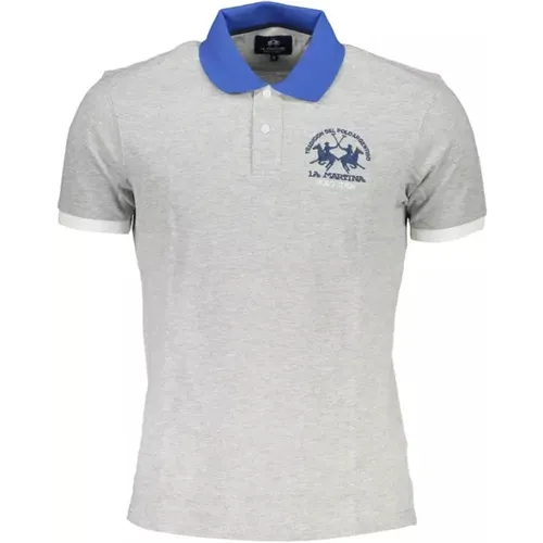 Cotton Polo Shirt, Short-Sleeved, Regular Fit , male, Sizes: M, 2XL, S, L, 3XL, XL - LA MARTINA - Modalova