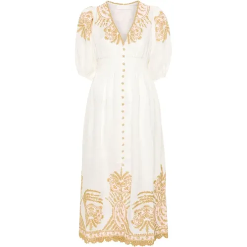 Waverly Dress , female, Sizes: S - Zimmermann - Modalova