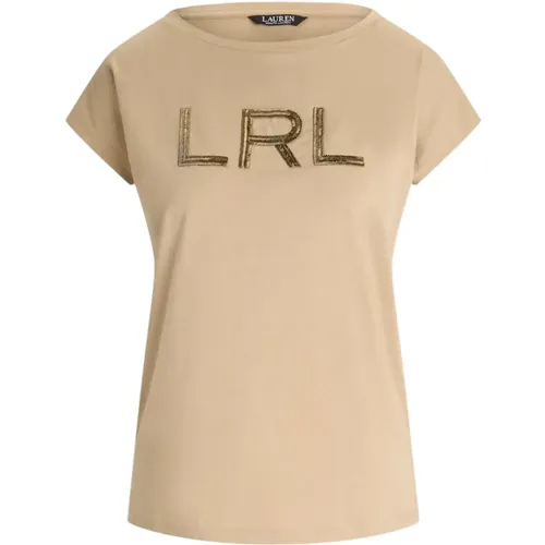 T-Shirt , Damen, Größe: M - Ralph Lauren - Modalova