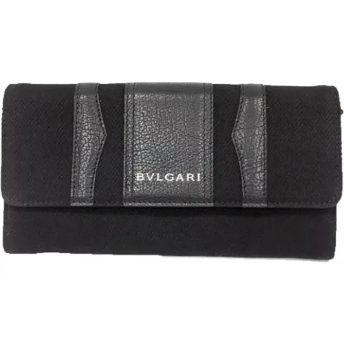 Pre-owned Wallets, female, , Size: ONE SIZE Pre-owned Leather wallets - Bvlgari Vintage - Modalova