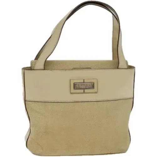 Pre-owned Handbags, female, , Size: ONE SIZE Pre-owned Canvas celine-bags - Celine Vintage - Modalova