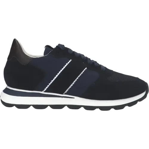 Sneaker , male, Sizes: 10 UK, 7 UK, 8 UK - Geox - Modalova