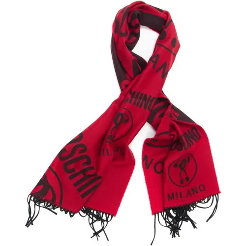 Winter Scarves, male, , Size: ONE SIZE Fantastic Scarf - Moschino - Modalova