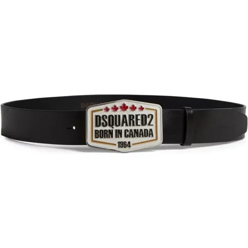 Belts, male, , Size: 85 CM Belt - Dsquared2 - Modalova