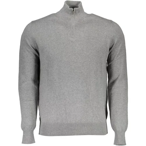 Eco-friendly Half-Zip Long Sleeve Sweater , male, Sizes: 3XL, 2XL, XL - North Sails - Modalova