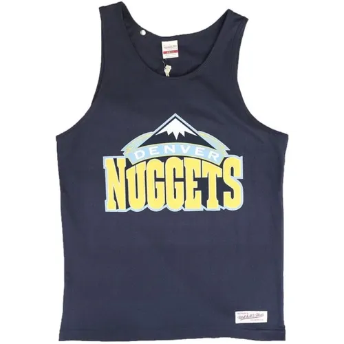 Sleeveless Tops, male, , Size: S Denver Nuggets Team Arch Tank Top - Mitchell & Ness - Modalova