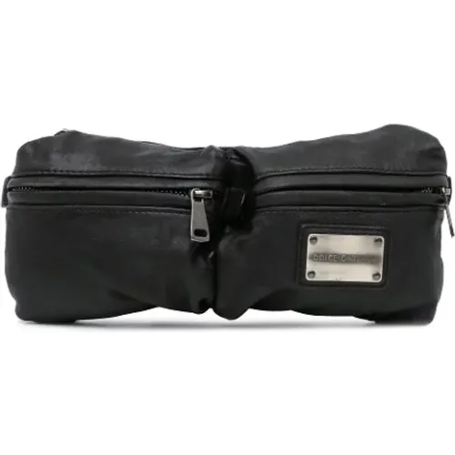 Pre-owned Belt Bags, female, , Size: ONE SIZE Pre-owned Leather crossbody-bags - Dolce & Gabbana Pre-owned - Modalova