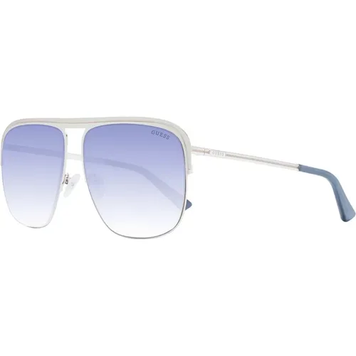 Sunglasses, unisex, , Size: ONE SIZE Gold Aviator Sunglasses Blue Gradient - Guess - Modalova