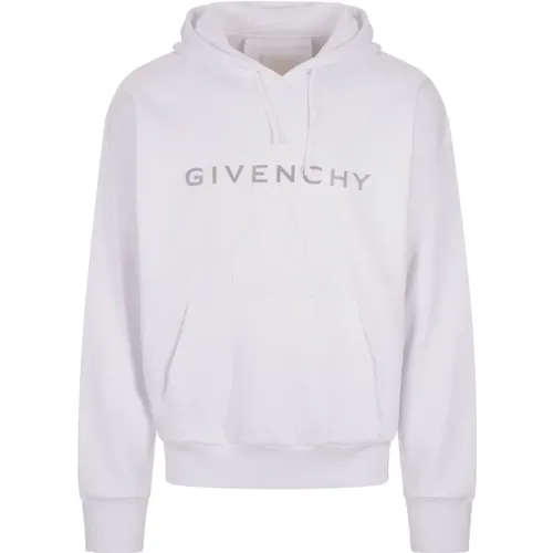 Hoodies, male, , Size: M Logo Print Hoodie Sweater - Givenchy - Modalova