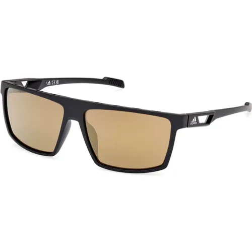 Sunglasses, unisex, , Size: 59 MM Matte /Light Brown Sunglasses - Adidas - Modalova