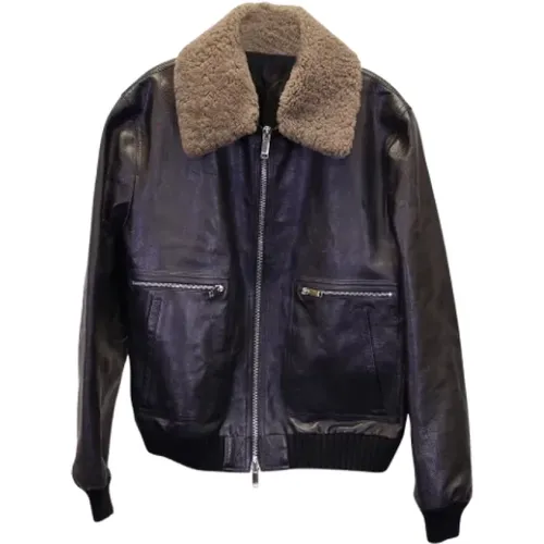 Pre-owned Leather outerwear , female, Sizes: XL - Valentino Vintage - Modalova