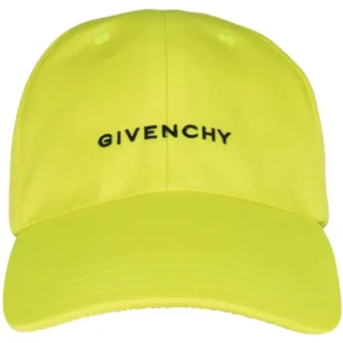 Gelbe Polyamidkappe mit schwarzem Logo - Givenchy - Modalova