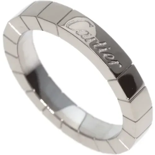 Pre-owned Jewellery, female, , Size: ONE SIZE Pre-owned White Gold rings - Cartier Vintage - Modalova