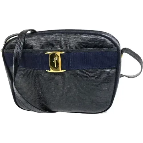 Pre-owned Cross Body Bags, female, , Size: ONE SIZE Pre-owned Leather shoulder-bags - Salvatore Ferragamo Pre-owned - Modalova