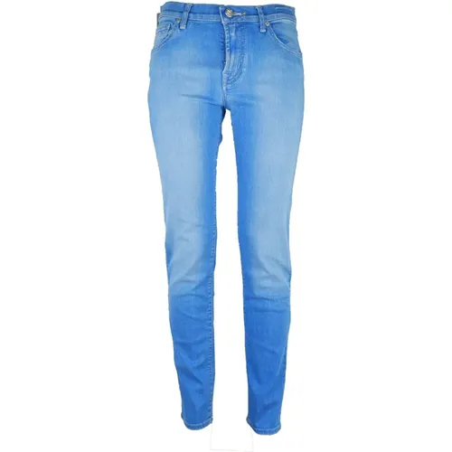 Hellblaue Elastische Denim Jeans - Jacob Cohën - Modalova