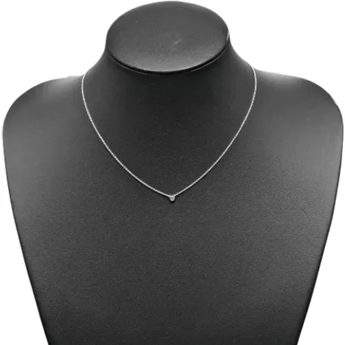 Pre-owned Jewellery, female, , Size: ONE SIZE Pre-owned Silver necklaces - Tiffany & Co. Pre-owned - Modalova