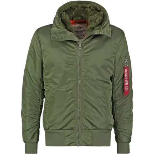 Huntington Olive Jacket , male, Sizes: S - alpha industries - Modalova