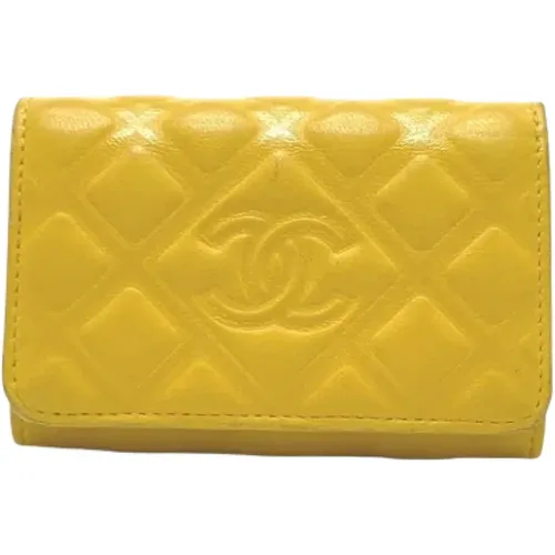 Pre-owned Leather key-holders , female, Sizes: ONE SIZE - Chanel Vintage - Modalova