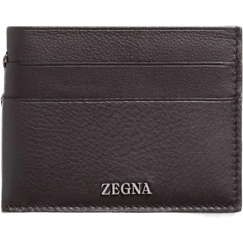 Wallets & Cardholders, unisex, , Size: ONE SIZE Wallet with Soft-Touch Design - Ermenegildo Zegna - Modalova