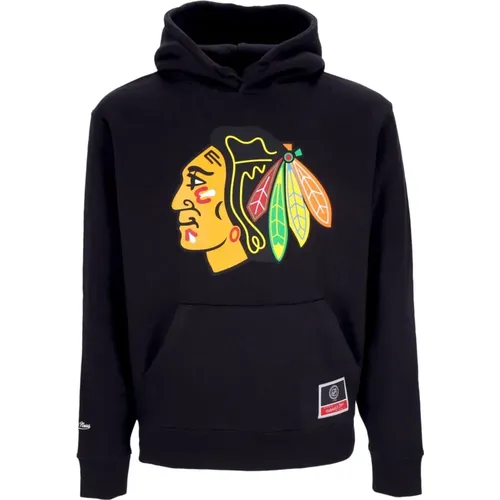 Hoodies, male, , Size: L NHL Team Logo Hoodie - Mitchell & Ness - Modalova