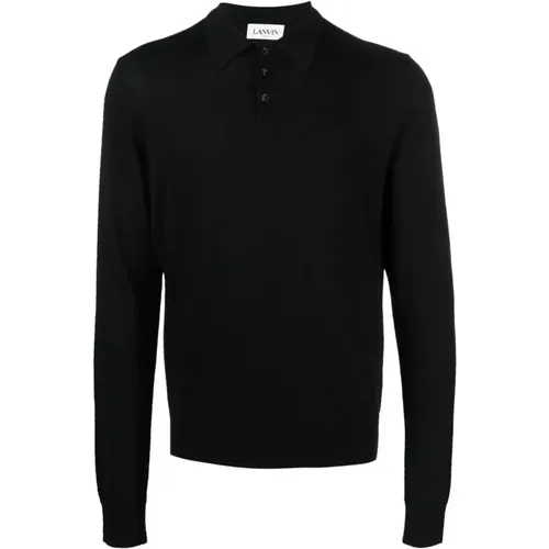 Merinos polo , male, Sizes: XL, M, L, 2XL - Lanvin - Modalova