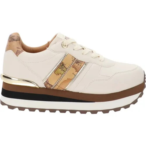 Faux Leather Womens Sneakers , female, Sizes: 5 UK, 6 UK, 3 UK, 4 UK, 2 UK - Alviero Martini 1a Classe - Modalova