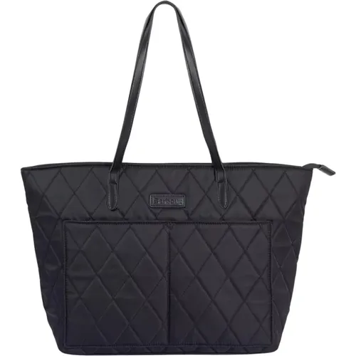 Quilted Tote Bag with Iconic Design , female, Sizes: ONE SIZE - Barbour - Modalova