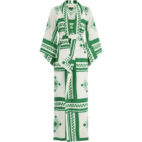 Happy Mystery Kimono Wrap Dress , female, Sizes: S - Johanna Ortiz - Modalova