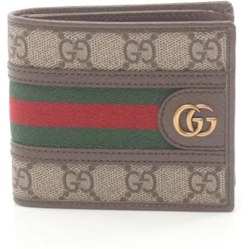 Pre-owned Wallets, female, , Size: ONE SIZE Pre-owned Leather wallets - Gucci Vintage - Modalova