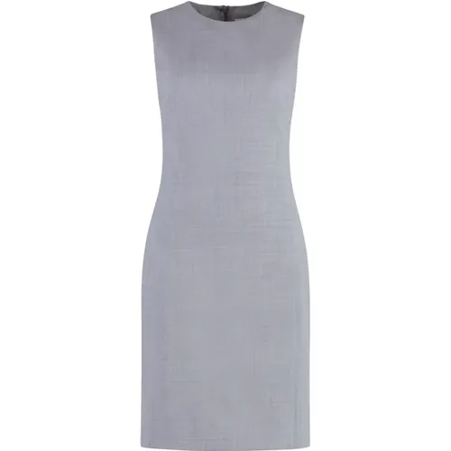 Heather Effekt Woll Sheath Kleid , Damen, Größe: 2XS - Calvin Klein - Modalova