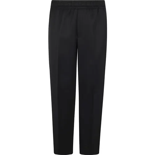 Straight Trousers, male, , Size: XL Lennon Wool Blend Trousers - Golden Goose - Modalova